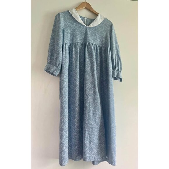 Vintage Calico Dress, XL, Anthony Richard Dress - Picture 3 of 10